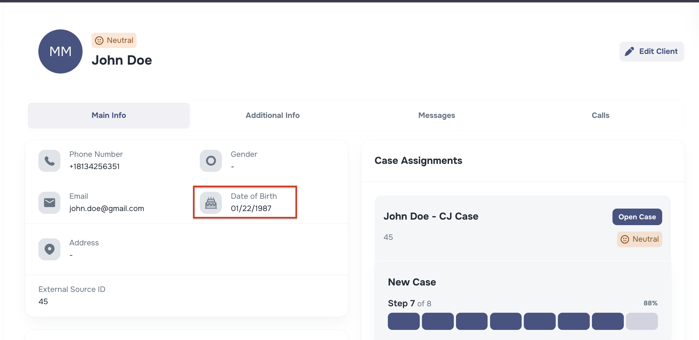Date format MM/DD/YYYY display in Kayse