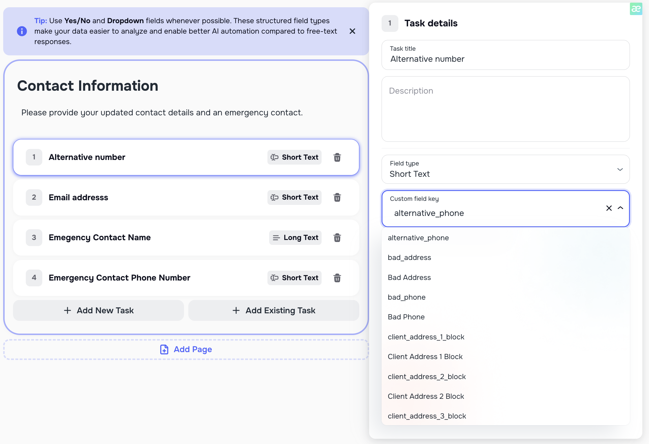 Task to Case field mapping in campaign setup
