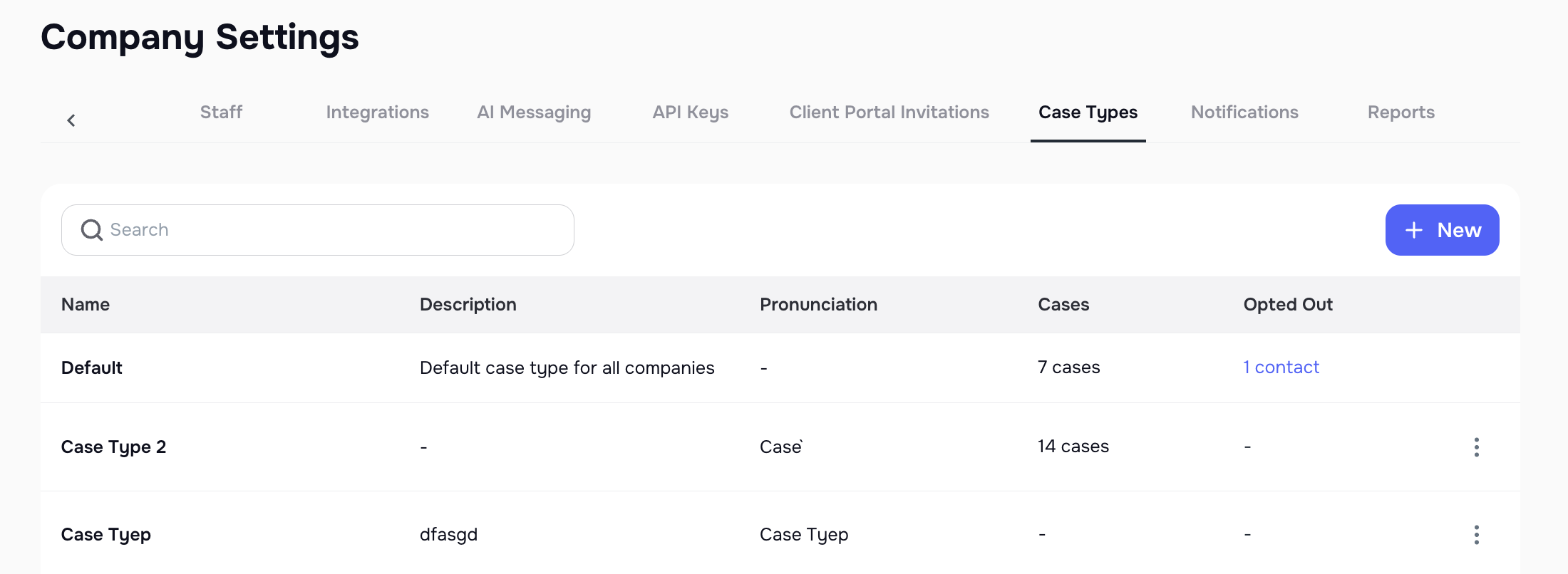Pronunciation field for Case Types in Voice AI settings